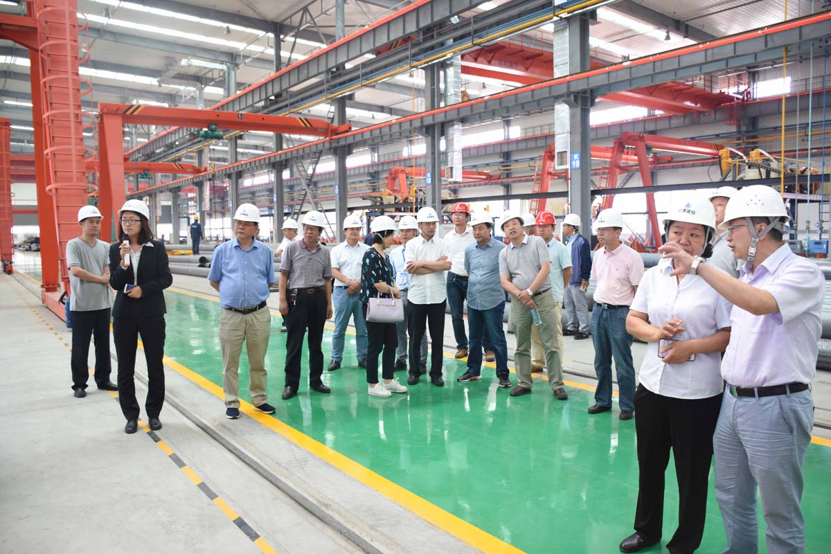 省住建廳副廳長劉寧一行調研甘肅建投裝配式鋼結構產業鏈