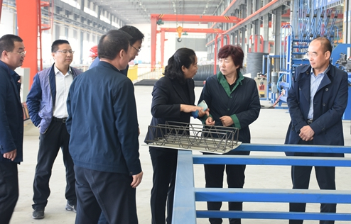 甘肅省國資委第二監(jiān)事會領(lǐng)導(dǎo)調(diào)研甘肅建投蘭州新區(qū)工業(yè)產(chǎn)業(yè)基地